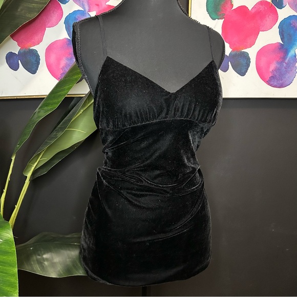 Energie Tops - Y2K Energie Velvet Cami #2000s #y2k